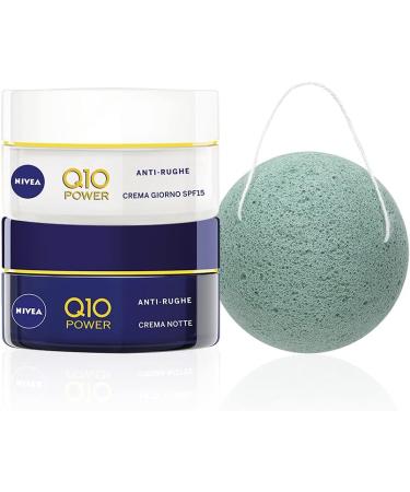  NIVEA NIVEA Q10 Anti-Wrinkle Power Set Skincare with Extra Firming Anti-Wrinkle Day Face Cream 50ml and Extra Regenerating Night Face Cream 50ml NIVEA Soft Moisturizing Cream for Body Face and Hands 25g - Buy Online on GoSupps.com