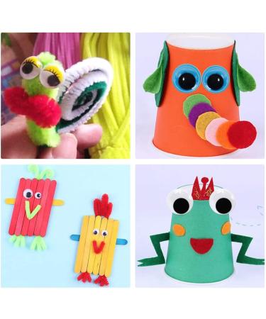 420 Pcs Self Adhesive Googly Wiggle Eyes - Multi Sizes & Colors for DIY Scrapbooking & Decoration - Buy Online on GoSupps.com