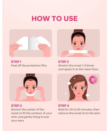FairyFace V Line Shaping Face Masks - 5 Count Double Chin Reducer and Anti-Aging Hydrogel Collagen Mask with Aloe Vera and Seaweed - Anti-Wrinkle Lifting Treatment - Buy Online on GoSupps.com