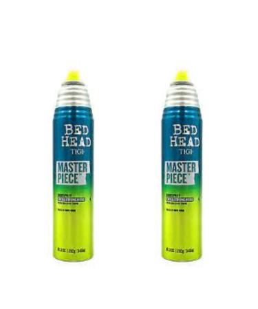 Bed Head Masterpiece Hair Spray for Men & Women 10.3 oz (Pack of 2) | Frizz -Control & Extra Strong Hold Hair Spray with Massive Shine
