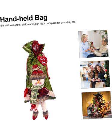 STOBAZA Christmas Bag 1pc Old Man's Bag Santa Decor Christmas Christmas Bags Present Bag Candy Bag Elk Elder - Buy Online on GoSupps.com