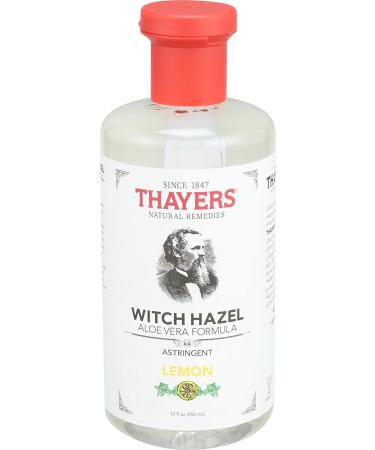Thayer's Witch Hazel Products astringent with aloe vera formula, Clear, 12 Fl Oz