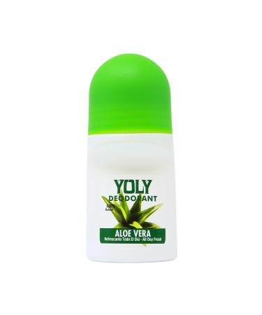 Yoly Deoderant Aloe Vera Antiperspirant Odor Protection All Day Fresh (2.53 Fl Oz/Pack of 1)