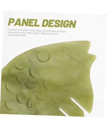 Anneomas 2-Piece Jade Scalp Massage Tool Set | Gua Sha Comb & Acupuncture Comb for Head Massage - Buy Online on GoSupps.com