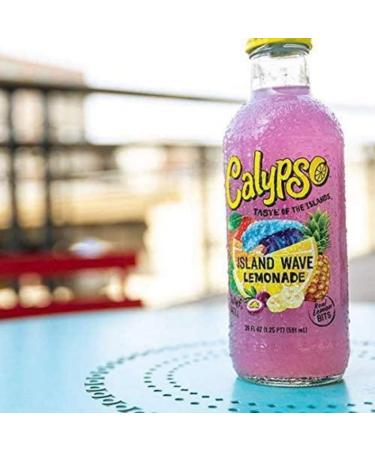 Pufai Calypso Island Wave Lemonade Grocery Pack of 5 glass bottles 473 ml - Buy Online on GoSupps.com