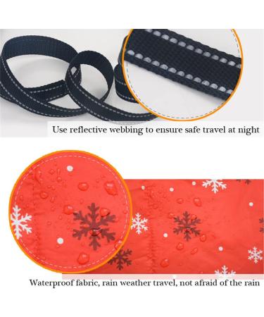 Shop Warm Waterproof Dog Vest & Coat | Christmas 02 XL - 9 Colors | Soft Dog Harness for Winter - Buy Online on GoSupps.com