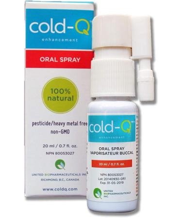 Cold-Q Natural Supplement - Immune Enhancing Herbal Oral Spray 0.7 fl oz - Buy Online on GoSupps.com