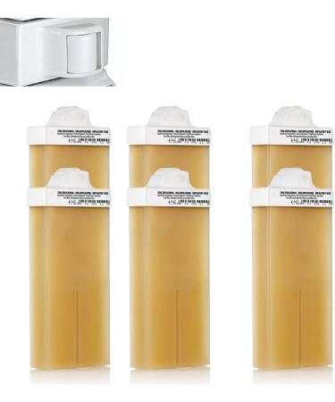Kosmetex Honey Wax Cartridge - Warm Depilatory Wax for Body Hair Removal | 6 Narrow Cartridges - Buy Online on GoSupps.com