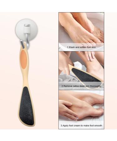 Ruayia Callus Remover Double-Sided Foot Scraper Callus Remover Dead Skin Callus Remover Feet Callus Shaver for Foot and Hand Callus Removal on Wet and Dry Feet - Pink - Buy Online on GoSupps.com