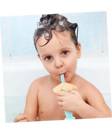 Anneome Baby Toothbrush - Silicone Bristle Training Toothbrush for Oral Care (1 Pack Blue) - Buy Online on GoSupps.com