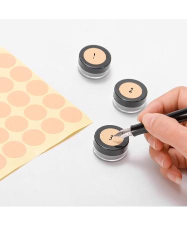 Zitfri 5ml Transparent Cosmetic Jars - 60 Pack Mini Cream Containers with Screw Cap for Lip Balm & Creams - Versatile Black/White Options for Skincare - Buy Online on GoSupps.com