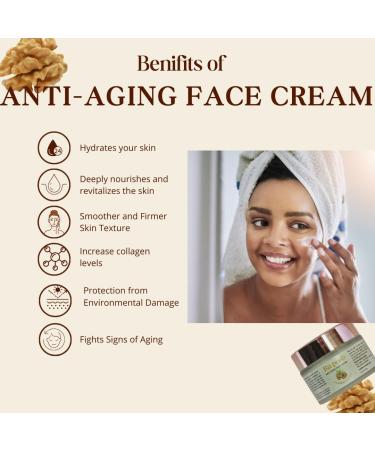 Anti-Ageing Kashmiri Walnut Face Cream | Repair & Renew | 50gm - Revitalize Your Skin - Buy Online on GoSupps.com