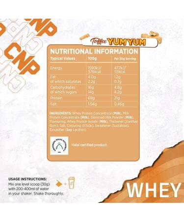  CNP Professional CNP Professional Premium Whey Protein Powder 2 kg and 900 g 21 g of protein low carbohydrate easy to digest 66/30 servings vegetarian halal 12 flavors - Buy Online on GoSupps.com