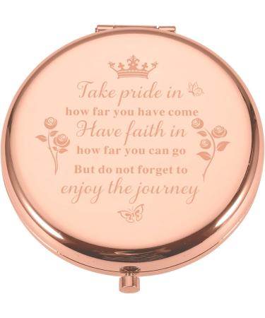 Inspirational 2023 Graduation Gifts for Her - Makeup Compact Mirror Gift for Women, Sister, Friends, Daughter - Perfect for Senior College & High School Students - Buy Online on GoSupps.com