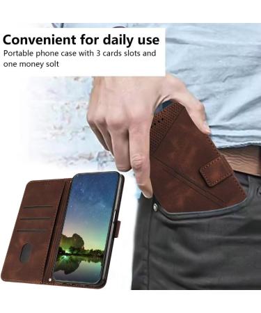Buy OPPO Reno 5 / Find X3 Lite Case - PU Leather Flipcover Silicon Bumper Magnet Stand - Brown Handy Shell | International Shipping - Buy Online on GoSupps.com