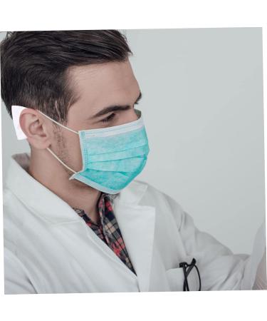 Gleavi 6st Mask Glasses Ear Pads - Ear Comfort Cushions for Protrose Glasses | Swift FX Winding Polyester | White 5.5x5.5cm - International Shipping Available - Buy Online on GoSupps.com