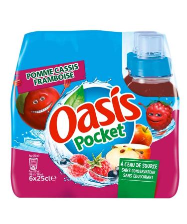 Oasis Pocket Apple Blackcurrant Raspberry 25cl (pack of 24)