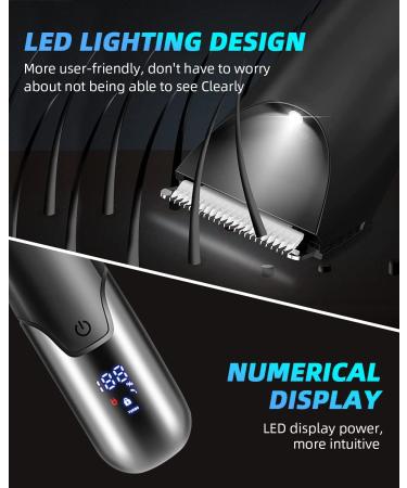 Rantizon Balls Trimmer - Ceramic Blade Body Hair Trimmer for Men, IPX7 Waterproof, LCD Display, Travel Lock and Charging Dock - Buy Online on GoSupps.com