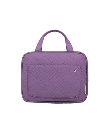 BAGSMART Toiletry Bag Large Hanging Travel Wash Bag Womens Cosmetic Bag for Full Sized Container (L Purple) L Purple - Buy Online on GoSupps.com