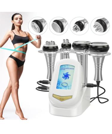 BCBKD 40K Slimming Device Anti Cellulite Device: 4 in 1 Lipocavitation Radiofrequency Face and Full Body Slimming and Firming Massager