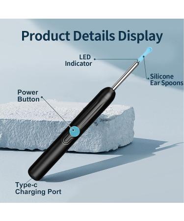 RSRNKXC Ear Wax Removal Kit Earwax Removal Tools with 1080P HD Camera and 6 LED Lights IP67 Waterproof Multi-Purpose 8 Pcs Ear Cleaning Kit Easy to Use Ear Cleaner with Camera for iOS and Android - Buy Online on GoSupps.com