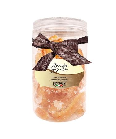 LUSCIOUX LUSCIOUX Crystal Orange Fillets in Pot 200g (Sugar Cutlery)
