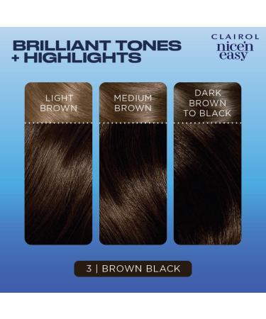 Clairol Nice'n Easy Cr me 3 Brown Black Oil Infused Permanent Hair Dye - 1 Count - Buy Online on GoSupps.com