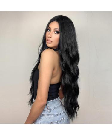 Testar 28 Black Wig for Black Women | Curly Wavy Glue-Free Natural Art Hair for Daily Party & Cosplay - Buy Online on GoSupps.com