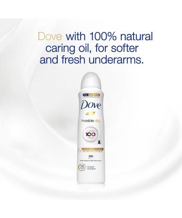 Lot of 6 Dove Invisible Dry Anti-Perspirant Deodorant 150ml - Long-Lasting Protection - Buy Online on GoSupps.com
