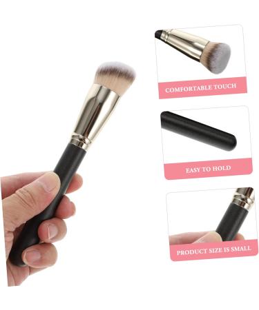 Didiseaon liquid foundation foundation stick make up cosmetic Miss makeup brush Makeup Brush Tool Cosmetic Blending Brush supplies wooden handle bevel paint tool - Buy Online on GoSupps.com