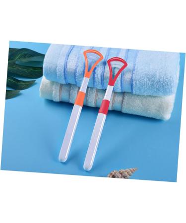 Minkissy Tongue Cleaning Tools - Tongue Scraper & Brush for Adults | Improve Oral Hygiene & Fresh Breath - Buy Online on GoSupps.com