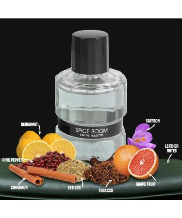 EBC PERFUME Spice Boom Spray Cologne - Eau De Toilette for Men - 3.4 fl.oz - Buy Online on GoSupps.com