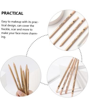DRESSOOS 4pcs Concealer Pen Concealer Stick Cover up Makeup Concealer Light Concealer White Wooden 1 g (Pack of 1) White - Buy Online on GoSupps.com