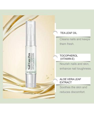 VKaoess Nail care pen with strengthening essence Cuticle support and renewal of the appearance of the nail for beautiful natural from plant serum for new nail maintenance 5 pieces - Buy Online on GoSupps.com