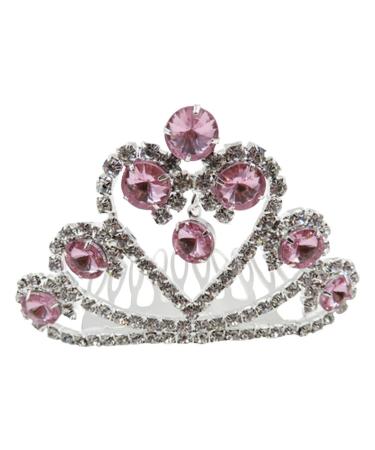 Ipetboom Daily Use Hair Accessories Crown Comb Crowns for Kids Rhinestone Headpiece Kids Hair Accessories Crystal Crown Kids Crown Hair Accessories for Kids Child Rhinestones Hair Comb