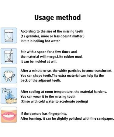 XLBHSH 2 Pairs Cosmetic Dentures - Temporary Upper & Lower False Teeth Veneers for Comfort | Fast International Shipping - Buy Online on GoSupps.com