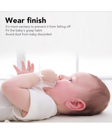 Adjustable Soft Silicone Thumb Protector for Babies & Toddlers - Threet Sucker (Brown & Transparent) - Buy Online on GoSupps.com