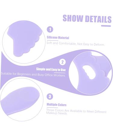 Mikinona Eyeliner Tool 3 Pcs Tool Eyeshadow Silicone Eyeliner Stencils Silicone Makeup Stencil Auxiliary Make up Applicator - Buy Online on GoSupps.com