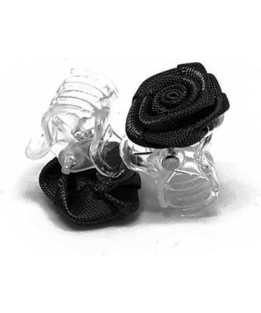 Black Rose Hair Clips - 5-Piece Bridal Hair Accessories for Stunning Hairstyles - Buy Online on GoSupps.com