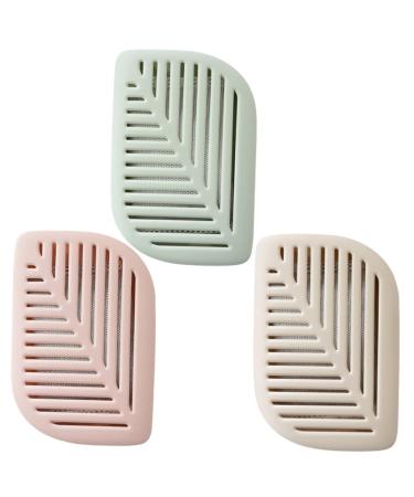 HOMSFOU 3pcs Leaf Refrigerator Deodorant Box Best Refrigerator Deodorant Air Purifying Case Refrigerator Charcoal Box Activated Carbon Charcoal Box