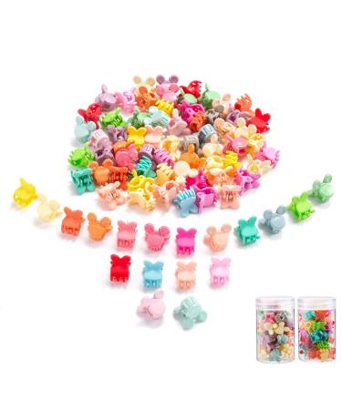80-Piece Baby Mini Hair Clips - Colorful Plastic Octopus & Spider Jaw Clips for Girls - Perfect Cling Hair Accessories for Children - Buy Online on GoSupps.com