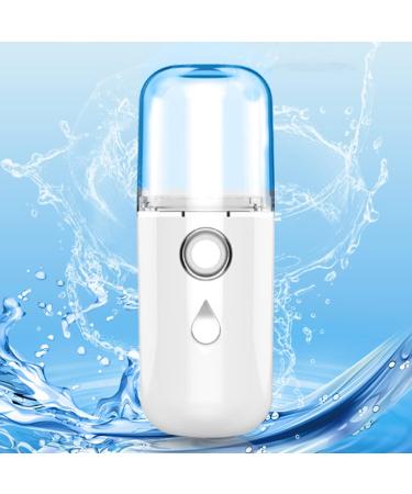 Angoily Nano Water Replenishing Instrument Hand Held Steamer Mini Humidifier Face Humidifier Mini Face Steamer Facial Mister Cool Mist Steamer Portable The Face White Set Plastic - Buy Online on GoSupps.com