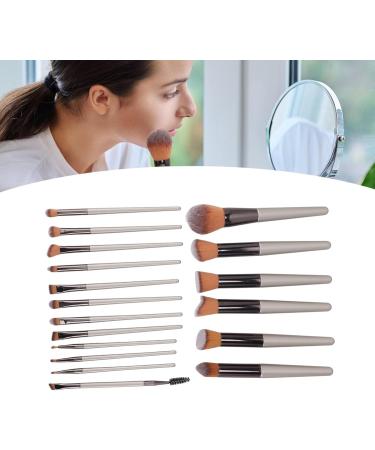 Face Powder Applicator Cosmetic Brush Set 18 Pieces Ergonomic Design Synthetic Fiber Aluminum Tube Multi-Purpose for Eyebrows Soft and Silky Blush Lips - Buy Online on GoSupps.com