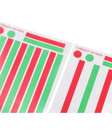 Red Green Glasses for Color Blindness | Protanopia & Amblyopia Reading Aid | Monocular Training Device - Buy Online on GoSupps.com