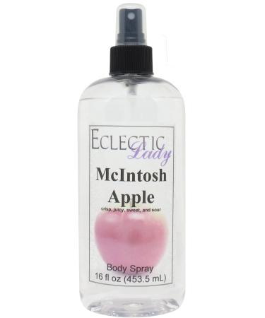 McIntosh Apple Body Spray 16 ounces Body Mist for Women with Clean Light & Gentle Fragrance Long Lasting Perfume with Comforting Scent for Men & Women Cologne with Soft Subtle Aroma For Daily 16 Fluid Ounces