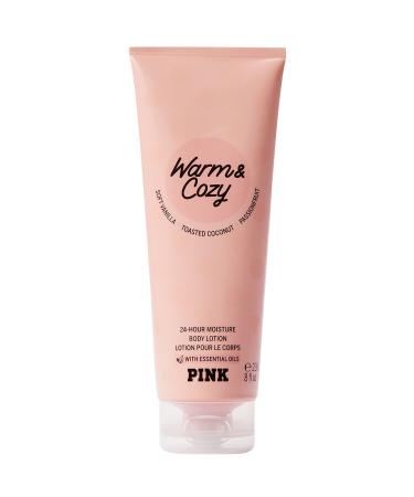 Victoria's Secret Pink Warm and Cozy Fragrance Lotion  Notes of Soft Vanilla  Toasted Coconut and Passionfruit  Warm and Cozy Collection (8 oz) Warm and Cozy 8 Fl Oz (Pack of 1) - Buy Online on GoSupps.com