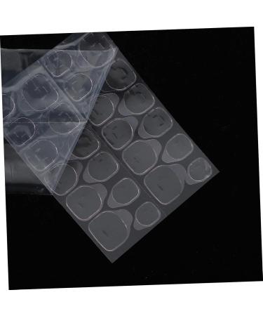 Gogogmee 50 Sheets Self-Adhesive Toe Nail Stickers with Strong Jelly Gel Glue Waterproof Press Nail Tabs for Women for DIY Manicure Artificial Nails Easy Application Long Lasting - Buy Online on GoSupps.com