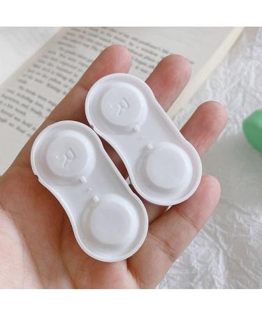 Buy Purple Colored Contact Lens Box - Solid Color Frosted Design Double & Single Lens Companion Care Box - Buy Online on GoSupps.com