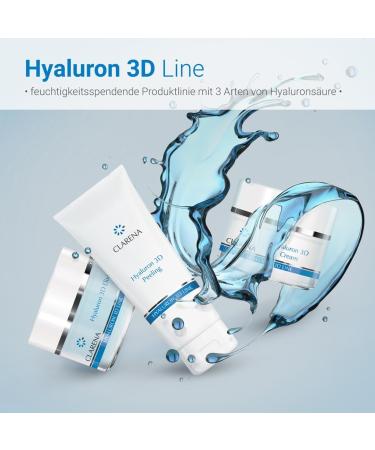 Clarena Hyaluron 3D Ultra Moisturising Cleansing Milk for Make Up Removal 200ml - Buy Online on GoSupps.com