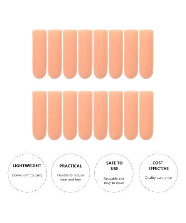 Beavorty 24 Pairs Silicone Finger Protectors - Cut Resistant Finger Sleeves for Ultimate Finger Protection | International Shipping Available - Buy Online on GoSupps.com